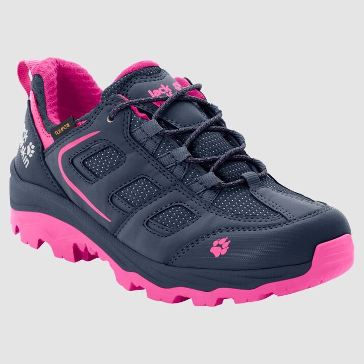 Zapatillas Senderismo Jack Wolfskin Vojo Texapore Low Niños Azules/Rosas Mexico-1194358